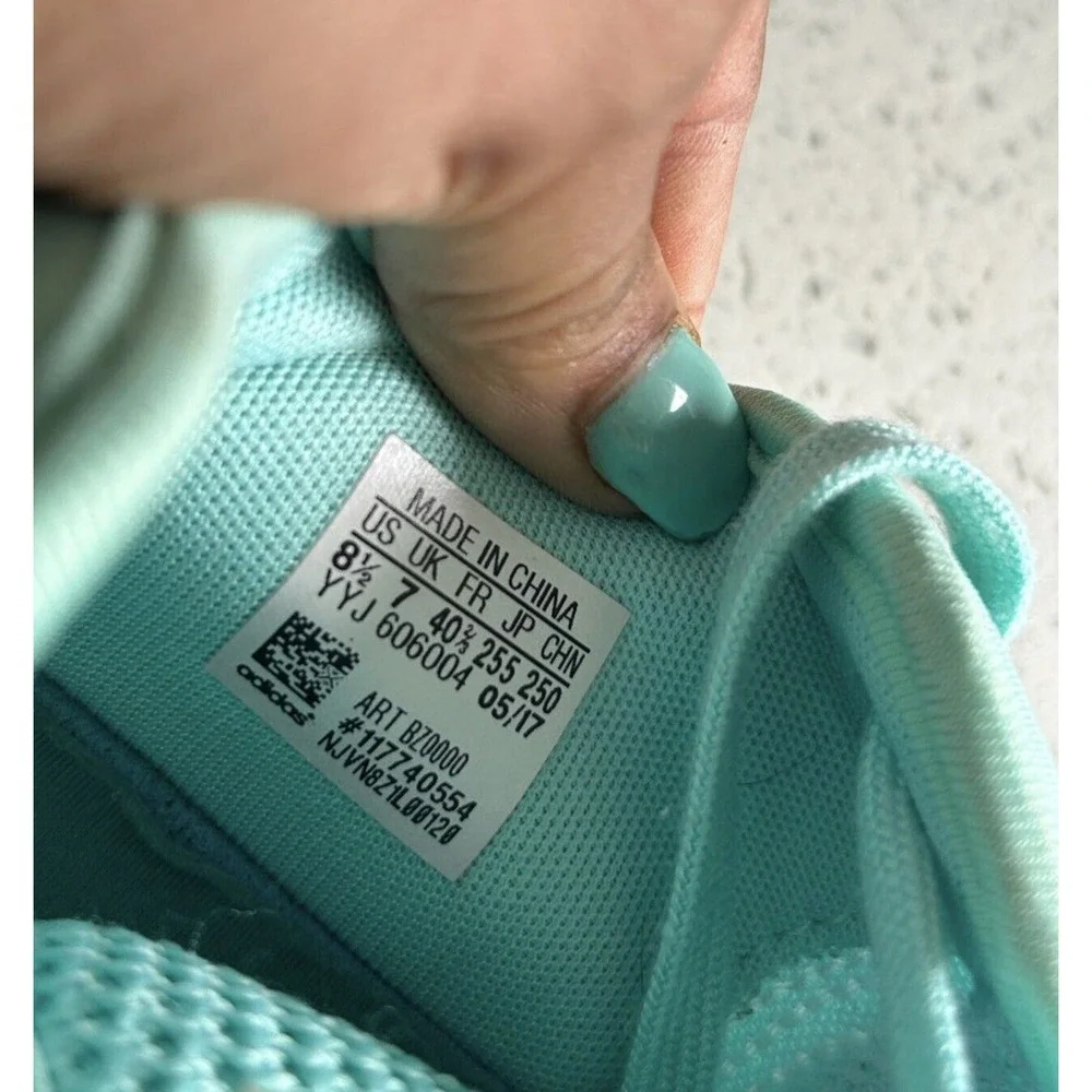 Adidas EQT Equipment ADV 91-17 Women Size 8.5 Teal Lace Up Sneaker Running Shoes - Picture 4 of 6